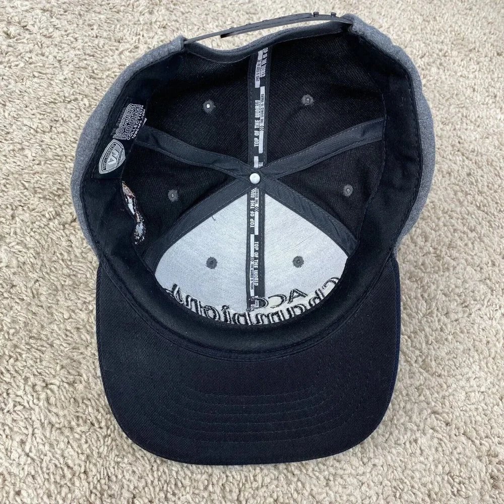 TOW FSU Seminoles‎ 2012 ACC Football Champs Snapback Hat Gray Black Trucker Cap
